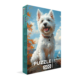 Пазлы 500 элем Вест-хайленд-уайт-терьер PZL-500/96