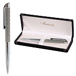 Ручка шариковая PESARO серебряный корпус PEZ3033-BM к/з футляр