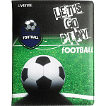 Записная книжка А5 80л deVENTE. Football Team, иск. кожа, тон. блок 2051958 клетка