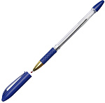 Ручка шариковая Workmate синяя 0,7мм, л.п. 0,5мм 14-5645 резин. грип