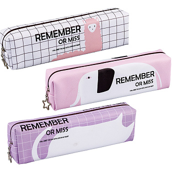 Пенал-косметичка Centrum/Remember. 81060П, 20*6,2*4,5см ПВХ