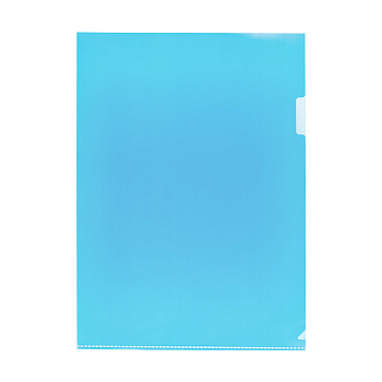 Папка-уголок А4 синий 120мкм 2202092 Expert Complete пластиковая