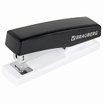 Степлер 24/6, 26/6 до 30л Brauberg 272749 черный STYLE MAX