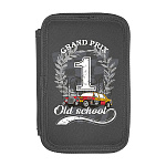 Пенал 1секц 20х13см GRAND PRIX серый 14-050/02 Пенал 1секц 20х13см GRAND PRIX серый 14-050/02