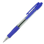 Ручка шариковая синяя автоматическая  PILOT Super Grip BPGP-10R-F-L 0,7мм