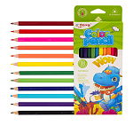 Карандаши 12цв Yalong Softness, YL211003-12, деревянные, 3-гранные