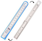 Линейка металлическая 15см Workmate в чехле 15-0736, 0,3мм