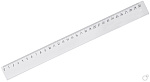 Линейка пластиковая 30см прозрачная Workmate 15-0747