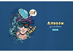 Альбом д/рис 32л скрепка Медуза, 140034/10, обл. картон Альбом д/рис 32л скрепка Медуза, 140034/10, обл. картон