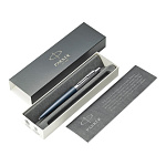 Ручка шариковая PARKER Jotter XL, серый матовый лак, детали из нержавеющей стали, синяя, 2068360