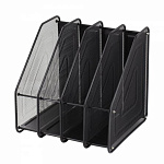 Лоток вертикальный 4 отд Черный металл Alingar, AL13396