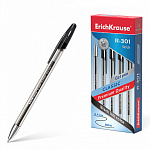 Ручка гелевая черная ErichKrause R-301 Classic Gel Stick 0.5мм, 53347