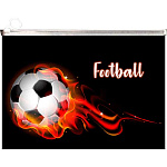 Папка на молнии А4 Football  180 мкм 3072122 непрозрачная с рисунком