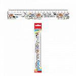 Линейка пластиковая 20см ErichKrause Wild Flowers (58101)