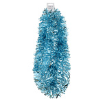 Мишура 200х10см, ПЭТ, Голубая, 26-332