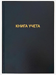 Книга учета 192л А4 клетка, б/винил синяя, deVENTE, 2056462 офсет, твердая обложка