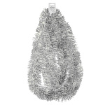 Мишура 200х9см, ПЭТ, серебро Норка 377-802